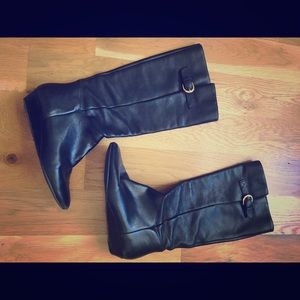 Steve Madden Intyce Black Boots 8.5